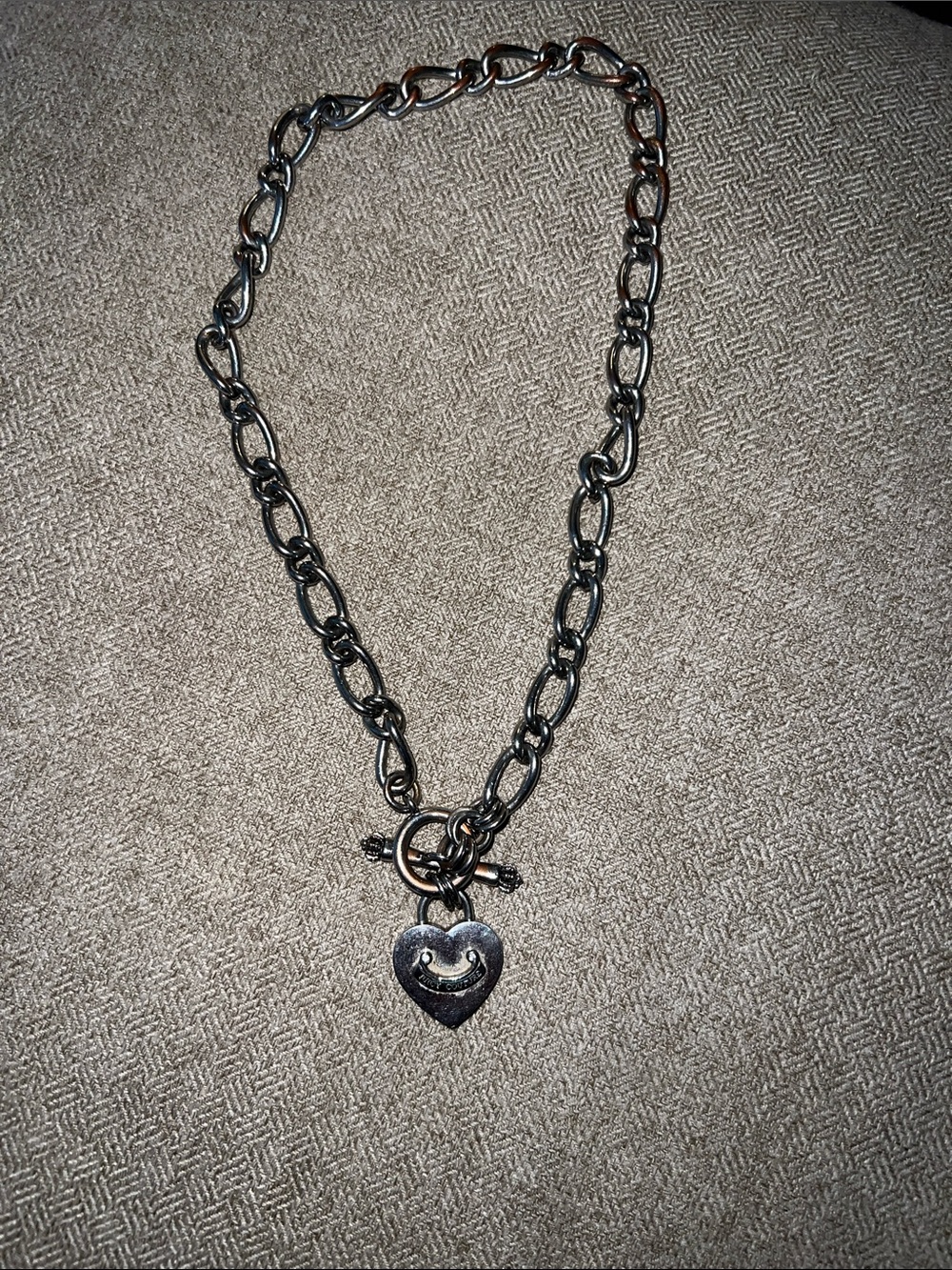 Juicy Couture Y2K Silver-Tone Chunky Chain Necklace 

SEND ME OFFERS